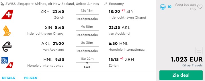 De wereld rond met star alliance