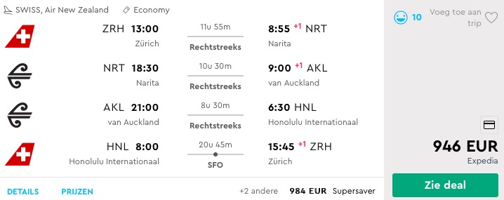 De wereld rond met star alliance
