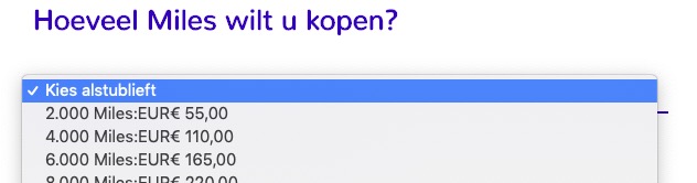 Extra miles verdienen bij hotelovernachting