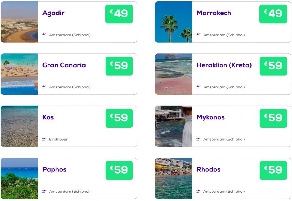 Transavia nazomer sale
