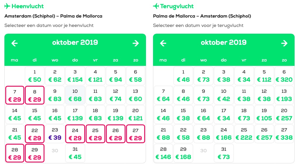 Transavia nazomer sale