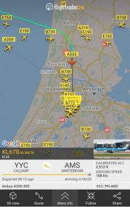 Flightradar 24 app vliegtuig spotten in nederland