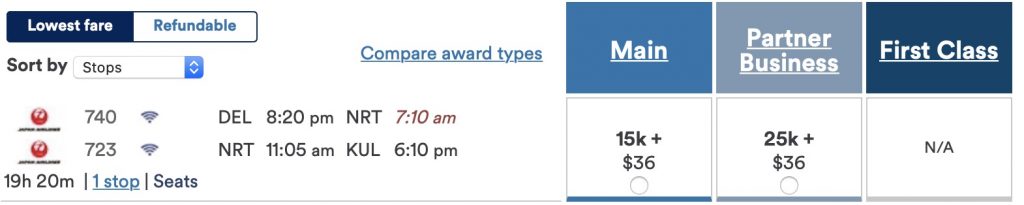 Alaska Airlines MileagePlan award sweet spots