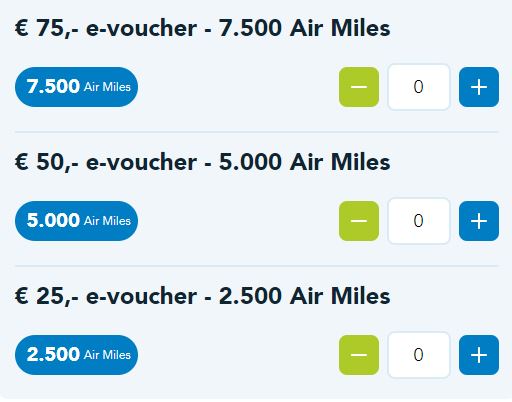 Air Miles KLM pakket reis Holiday 1