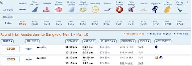 Ita Matrix vliegtickets booking app boeken