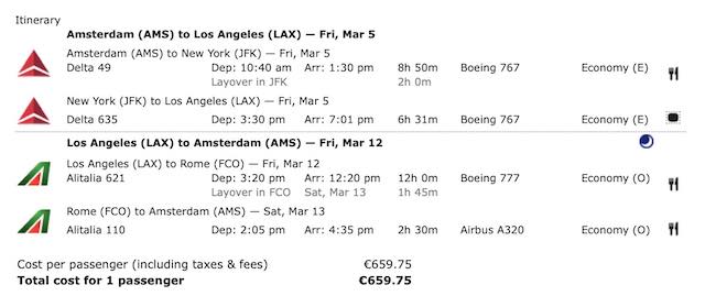 Ita Matrix vliegtickets booking app boeken