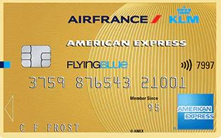 Flying Blue American Express Gold Card