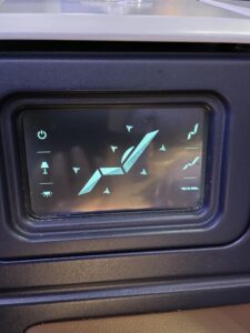 WestJet business class stoelbediening