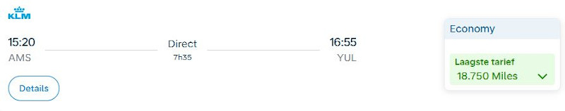 Optie 1: De Wereld van Flying Blue (Sweetspots vanaf Schiphol)
